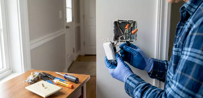 Motion Sensor Light Switch Replacement in Fayetteville