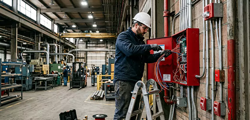 Industrial Fire Alarm Installation in Fayetteville